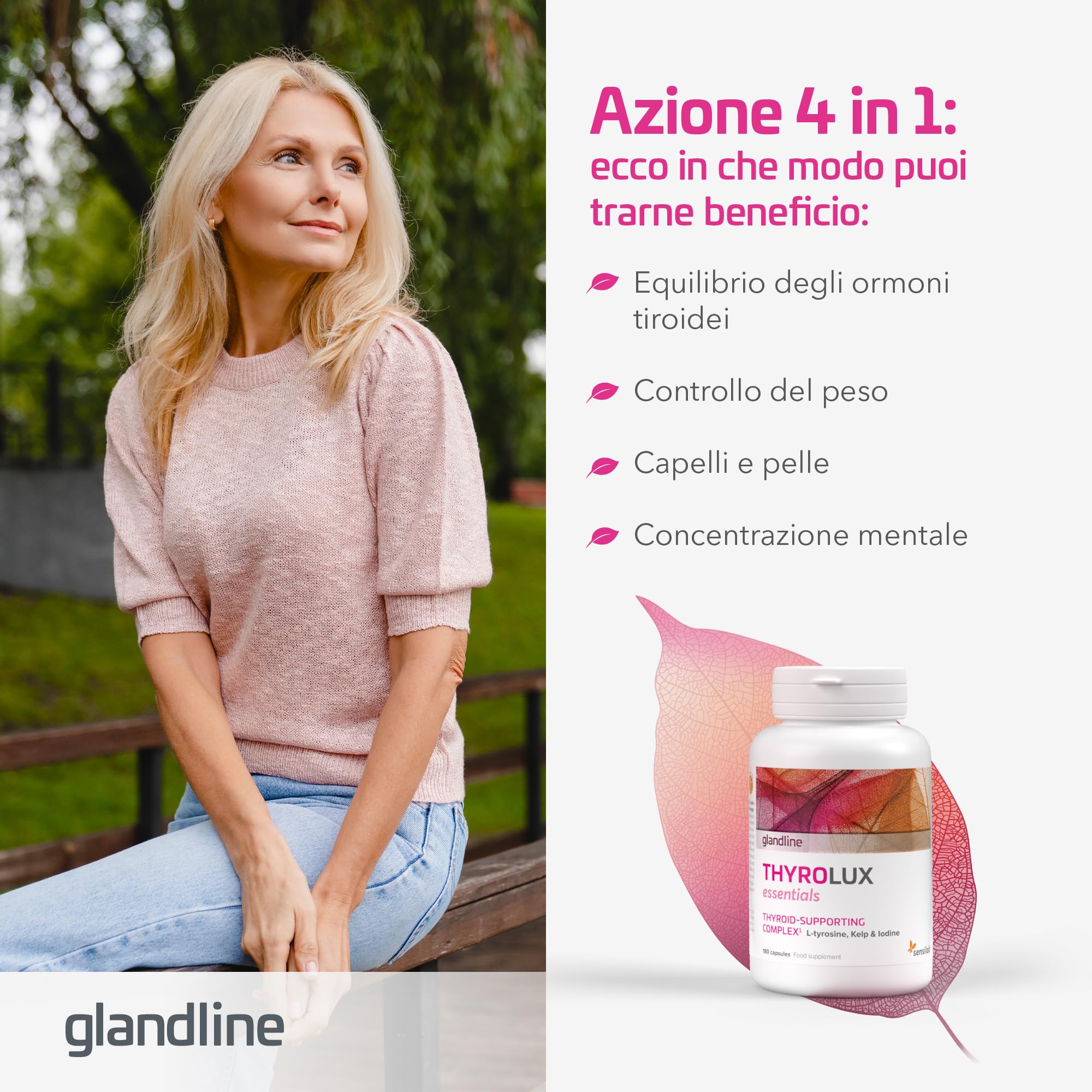 Sensilab ThyroLux integratore 180 capsule per tiroide