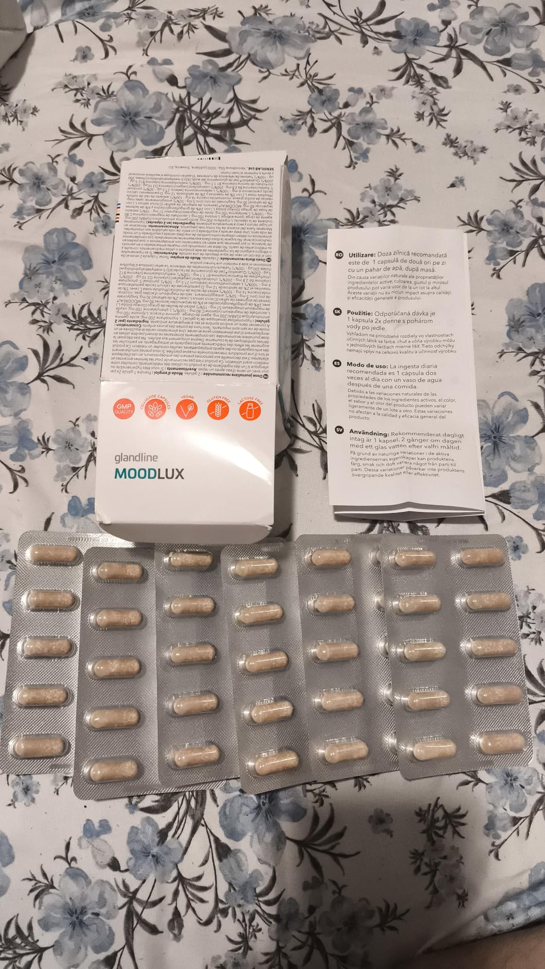 Sensilab Glandline MoodLux capsule 60 cps umore stress