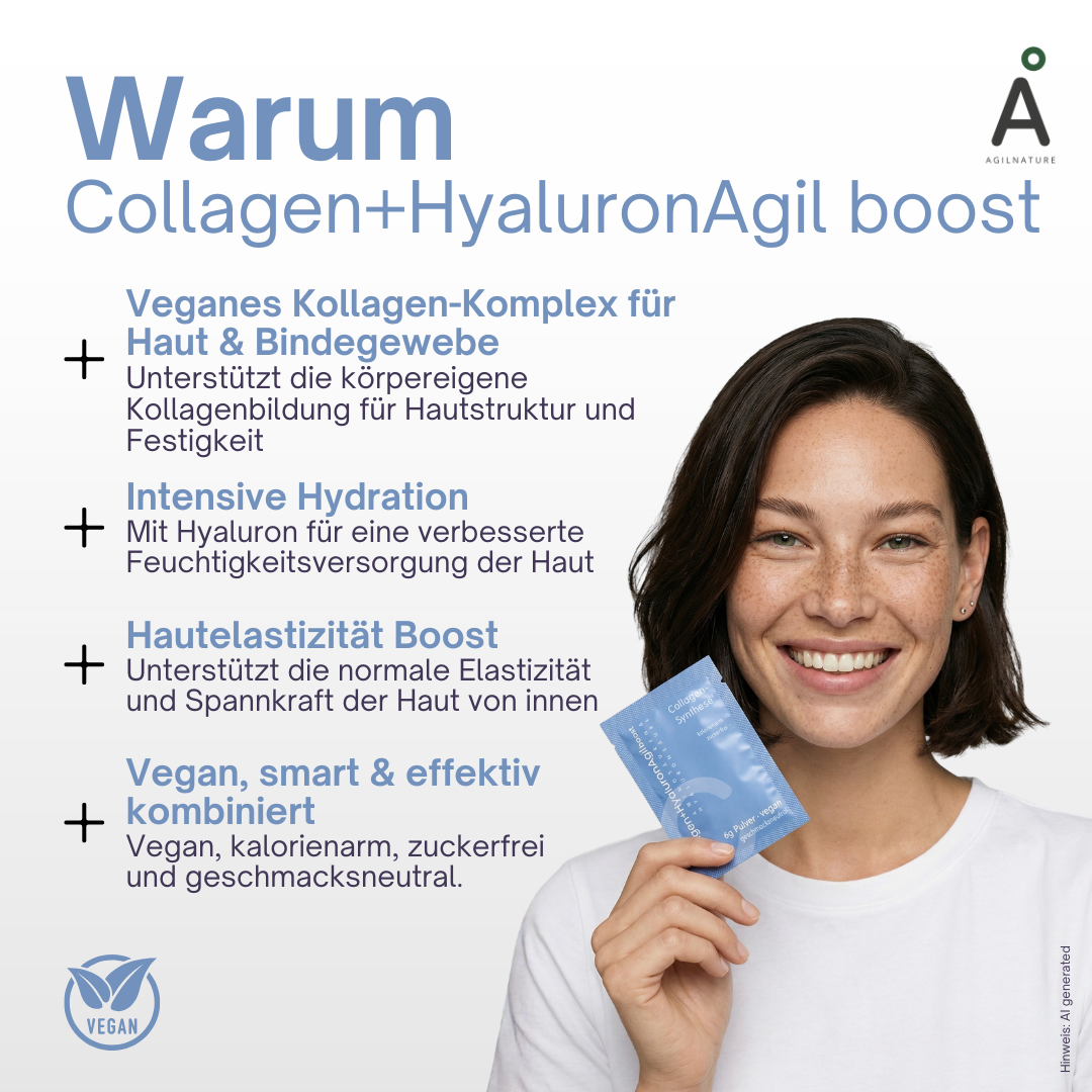 AgilNature Collagen+HyaluronicAgil boost 20 bustine neutre