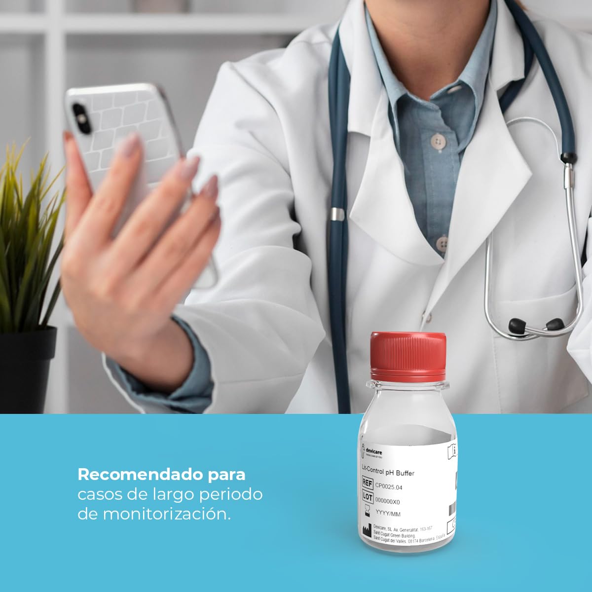 Devicare Lit-Control pH Buffer Liquido Calibrazione 4 Mesi