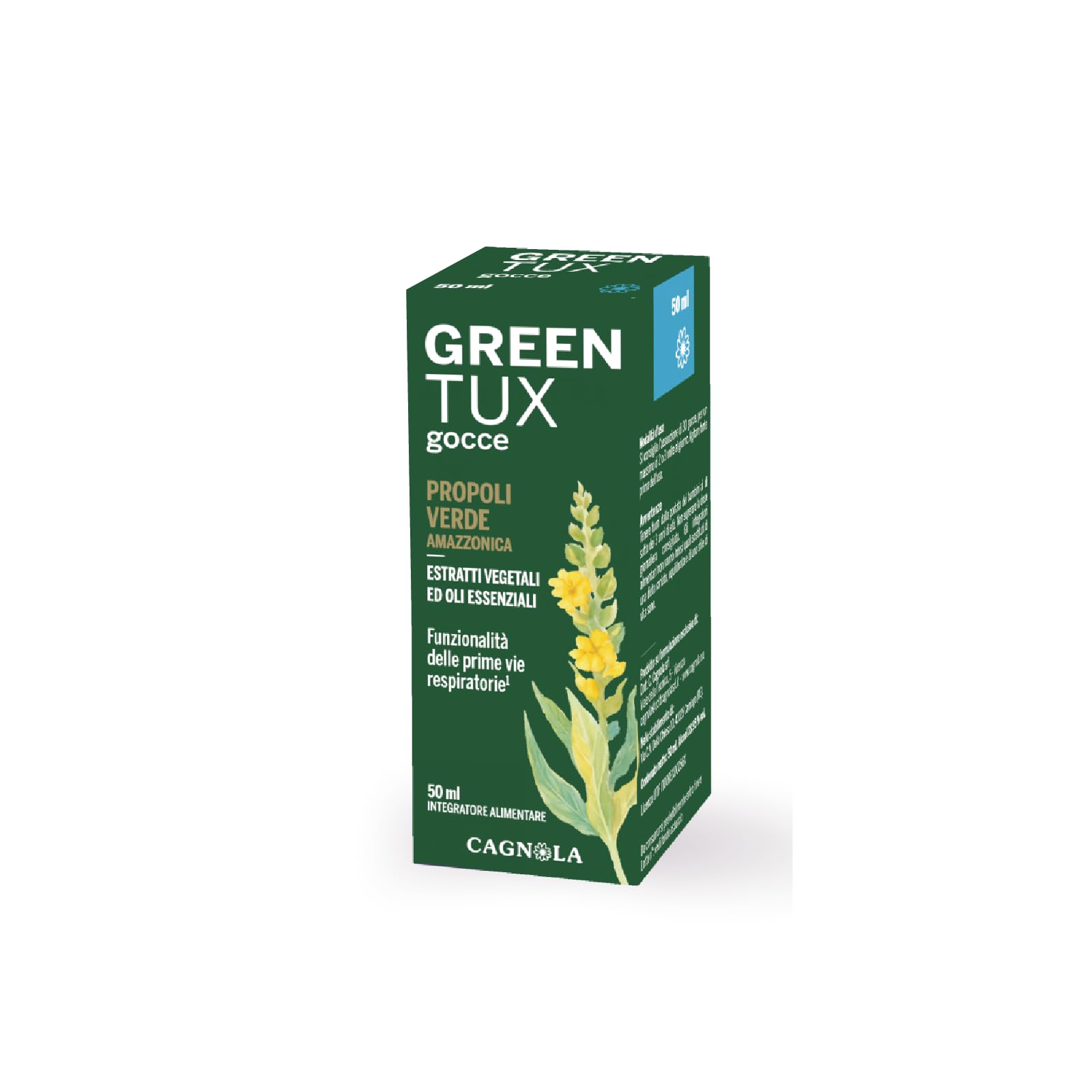 Cagnola Green Tux integratore gocce 50 ml vie respiratorie
