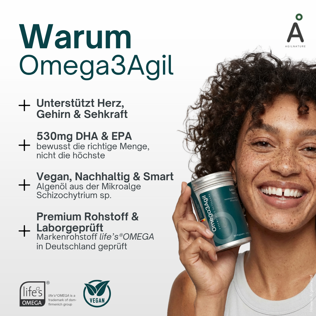 AgilNature Omega3Agil omega 3 capsule 120 capsule alghe