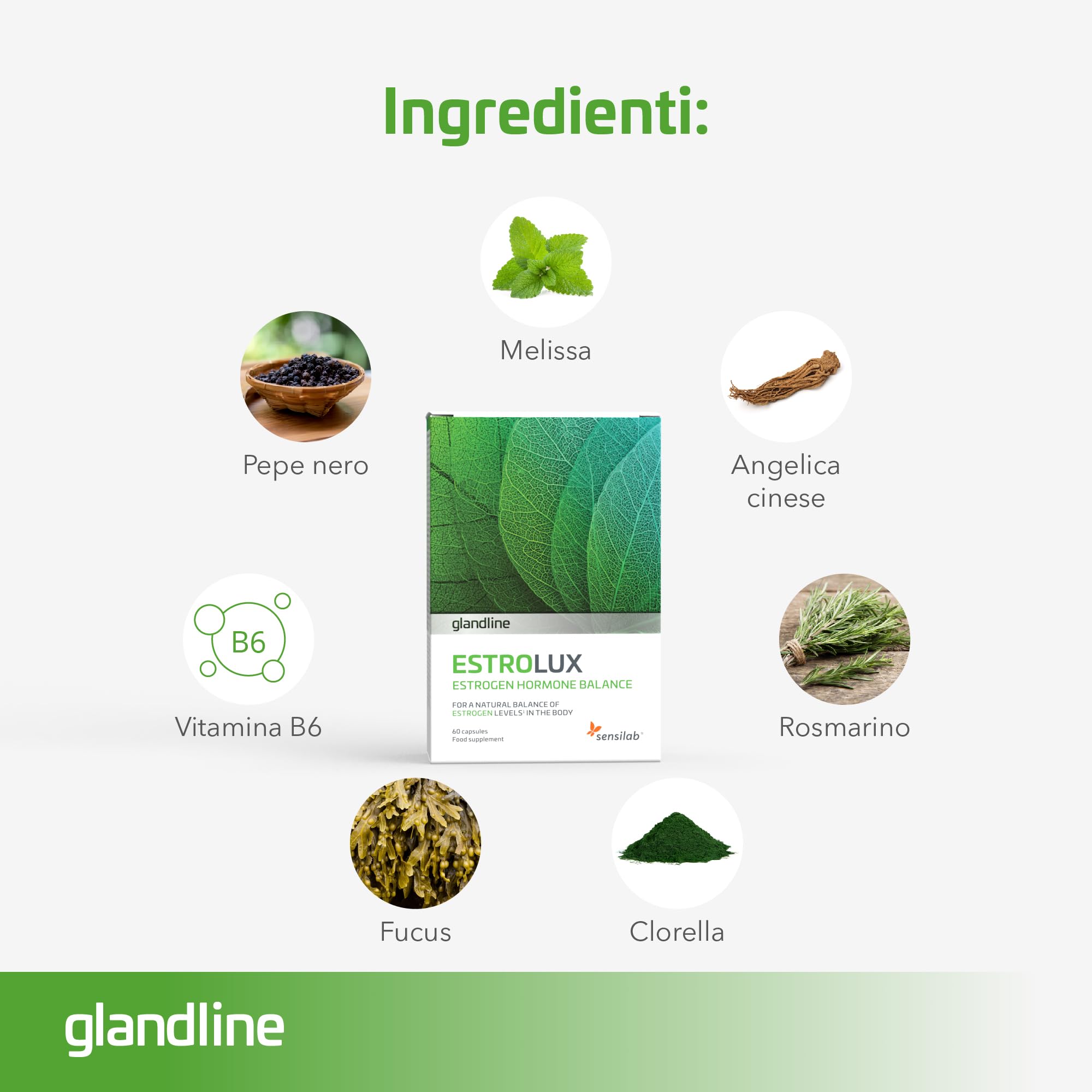 Sensilab Estrolux 120 capsule 120 equilibrio estrogeni
