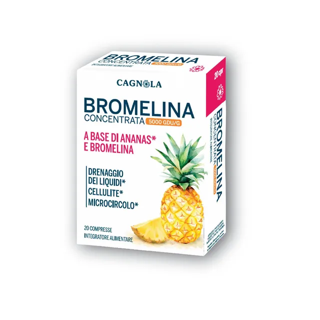 Cagnola Bromelina 5000 GDU/g capsule 20 cps digestione