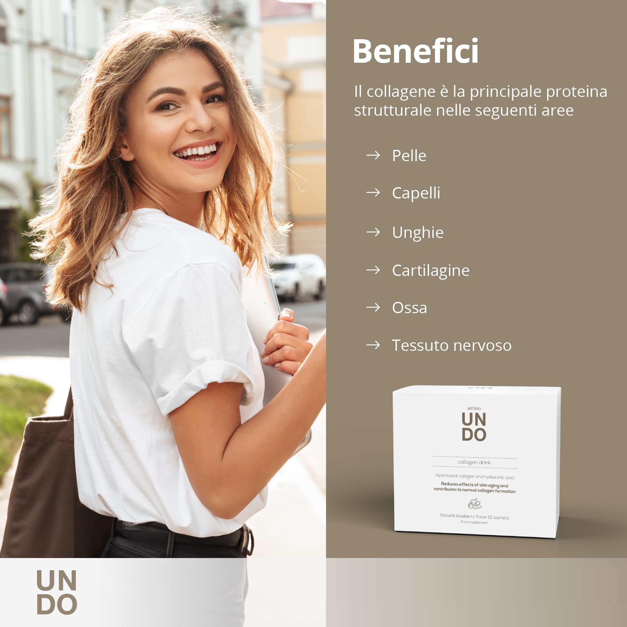 Sensilab Collagene Marino 2500 mg polvere 30 giorni mirtillo