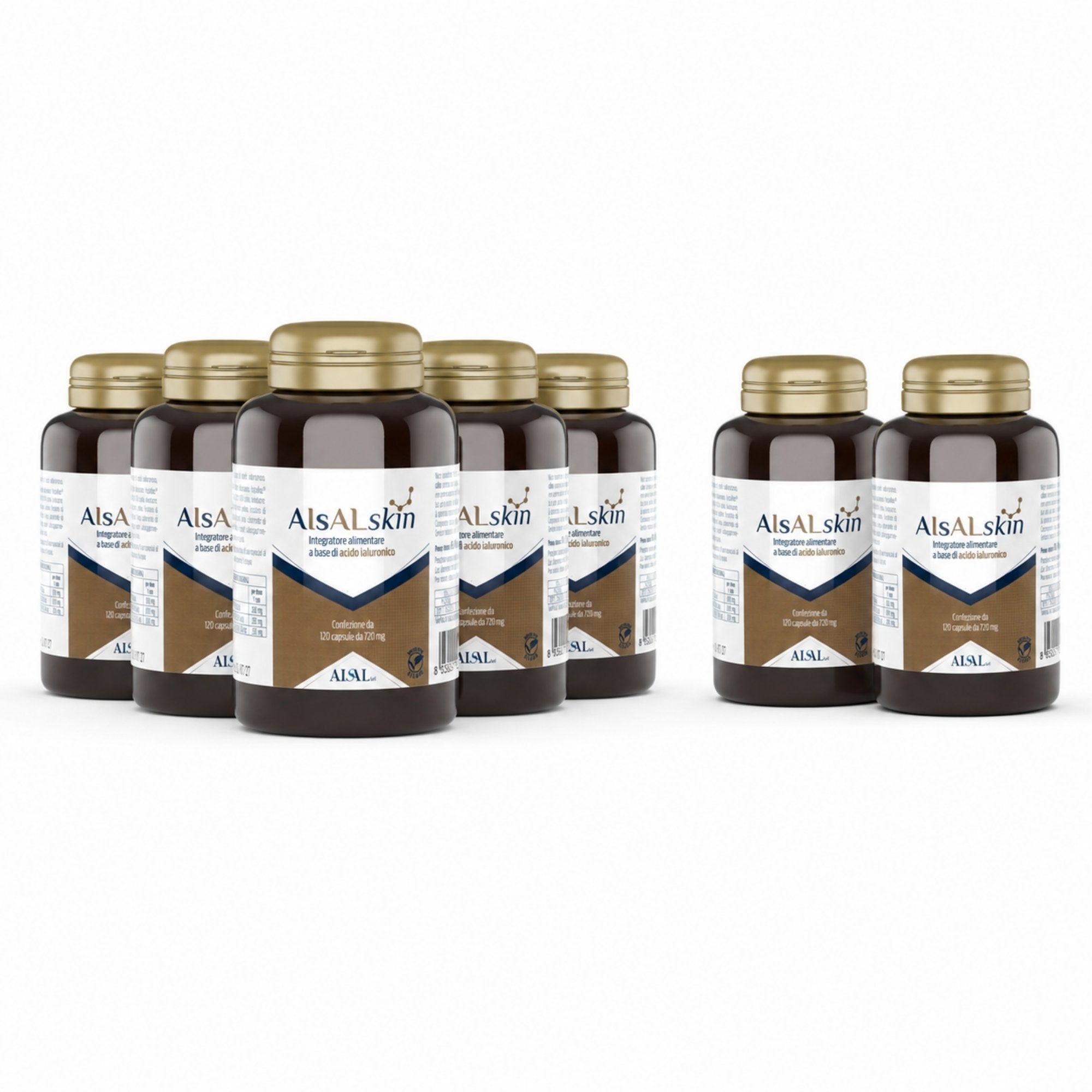 Aisal Aisalskin integratore 120 capsule acido ialuronico