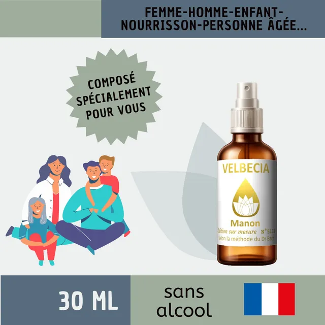 Velbecia Mélange Sur Mesure Fiori di Bach Spray 30ml