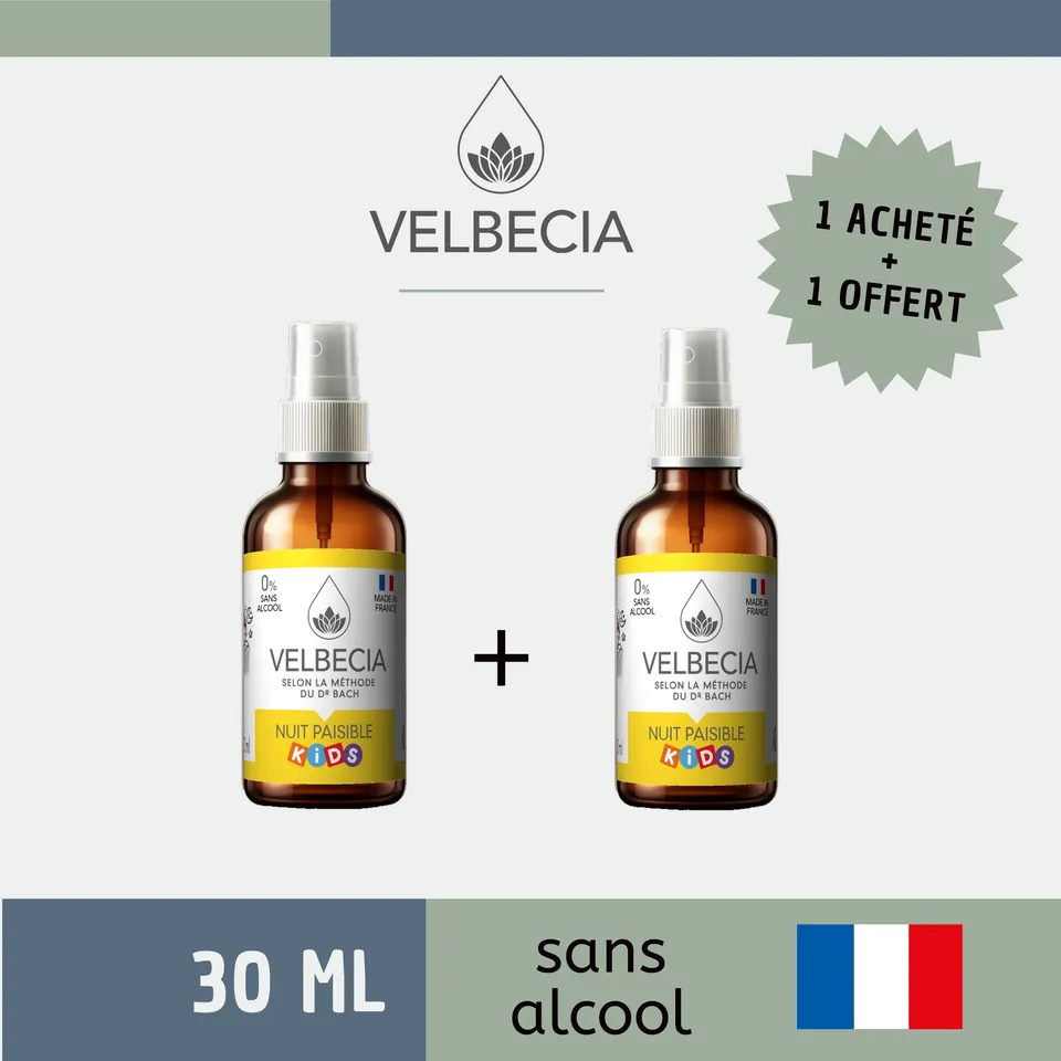Velbecia Nuit Paisible Kids Fiori di Bach Spray 30ml