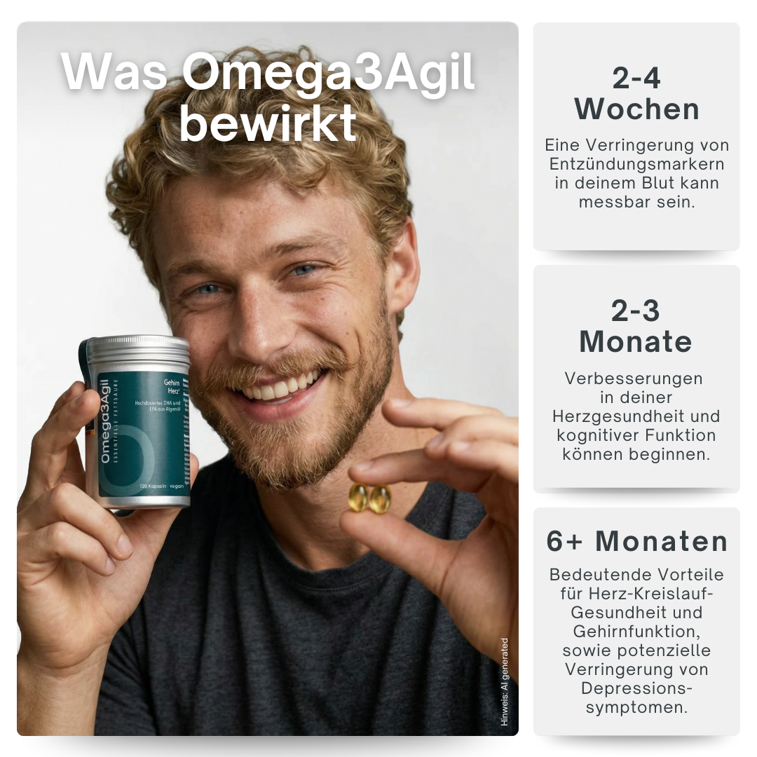 AgilNature Omega3Agil omega 3 capsule 120 capsule alghe