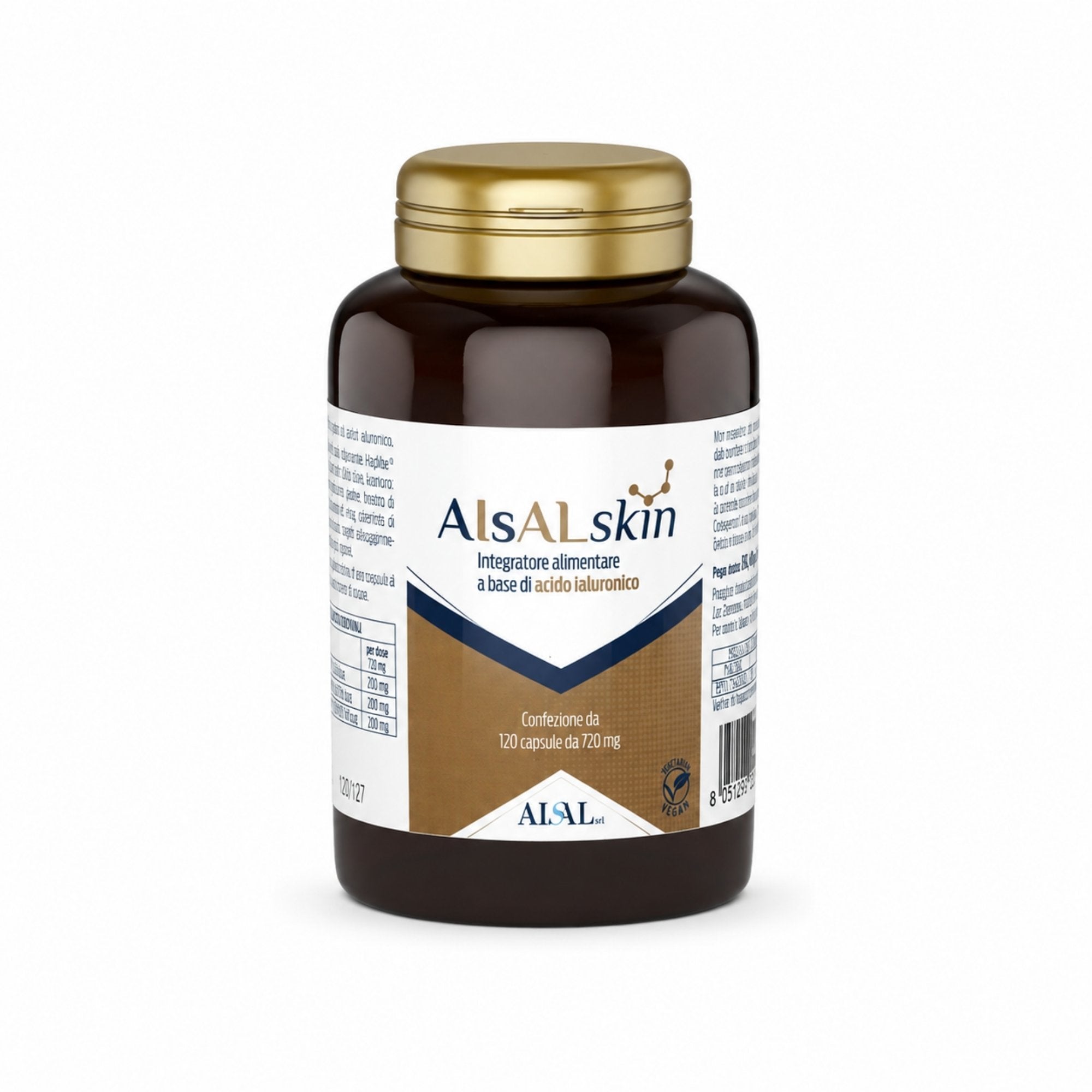 Aisal Aisalskin integratore 120 capsule acido ialuronico