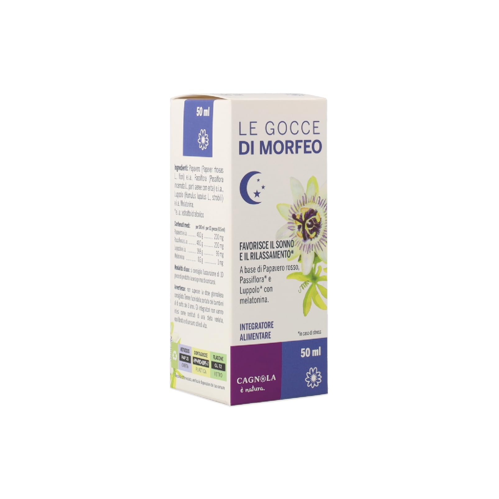 Cagnola Le Gocce di Morfeo Integratore Gocce 50 ml Melatonina