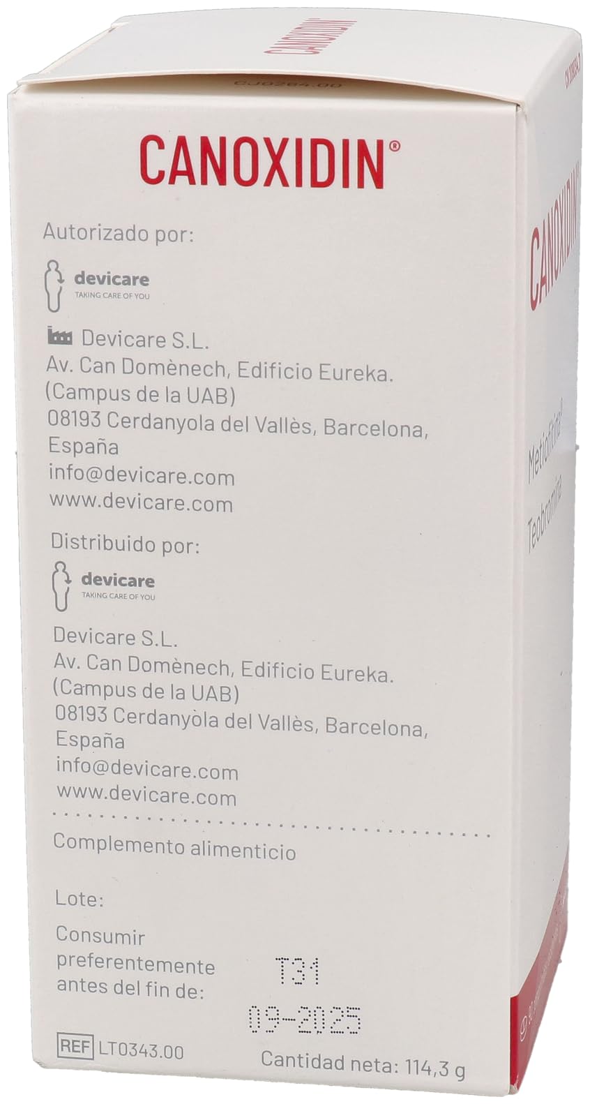 Devicare Canoxidin integratore 90 compresse per catetere urinario