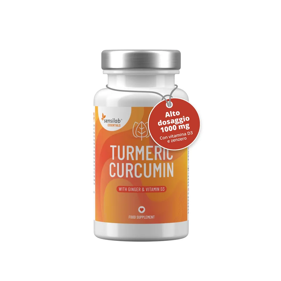 Sensilab Essential Curcumina integratore 60 capsule con vitamina D3
