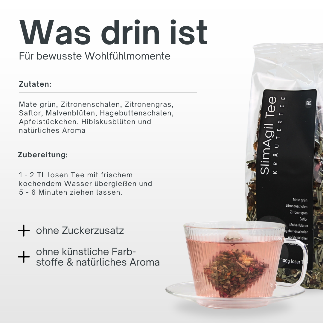 AgilNature SlimTee tisana mate verde 100 g sacchetto