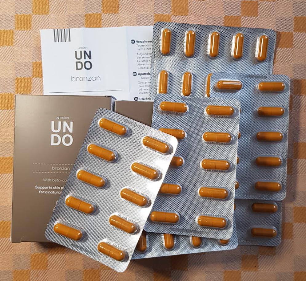 Sensilab Undo Bronzan Integratore Capsule 60 gg Betacarotene