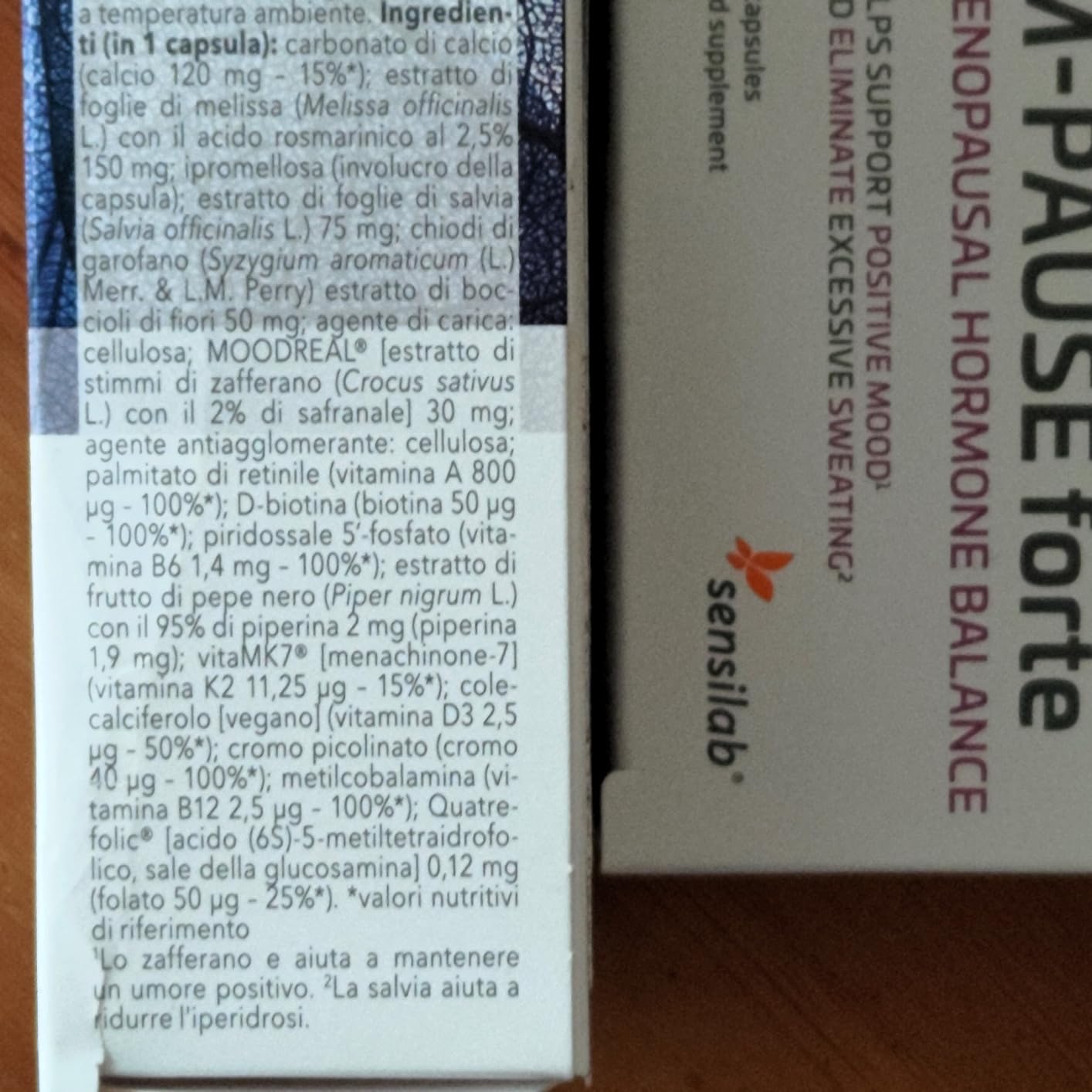 Sensilab Glandline M-Pause Forte Integratore 60 Capsule Menopausa