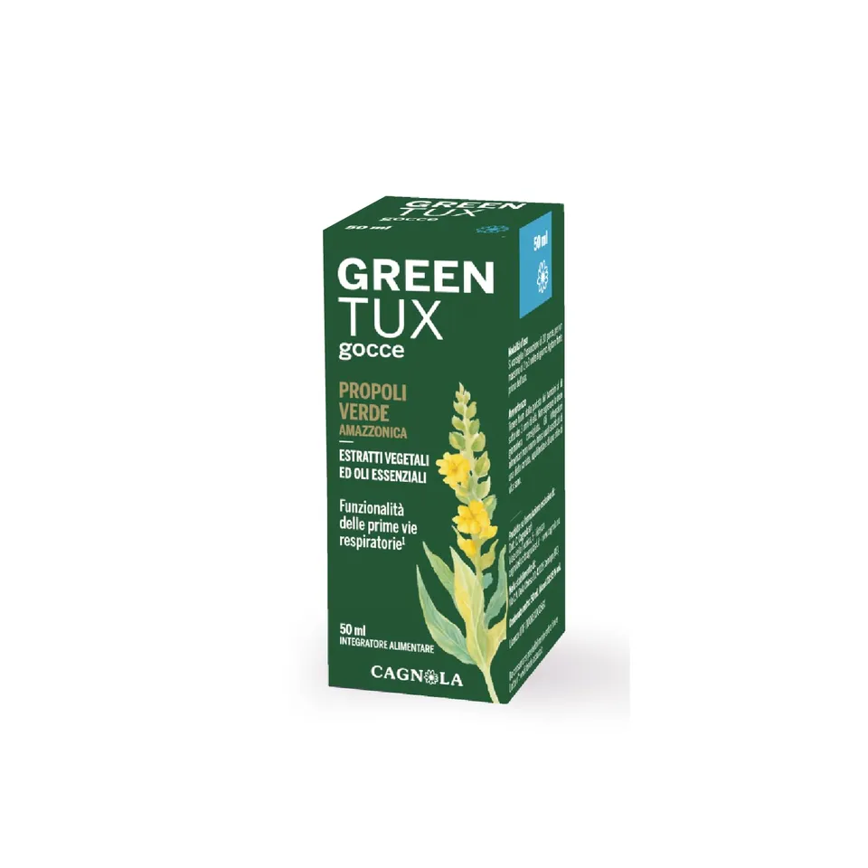 Cagnola Green Tux integratore gocce 50 ml vie respiratorie