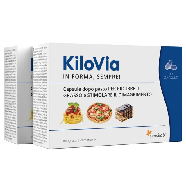 Sensilab KiloVia capsule 60 con alga bruna dopo pasti