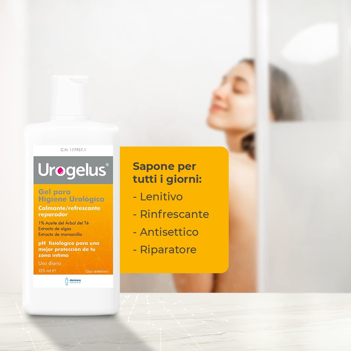 Devicare Urogelus gel intimo 125 ml al tea tree