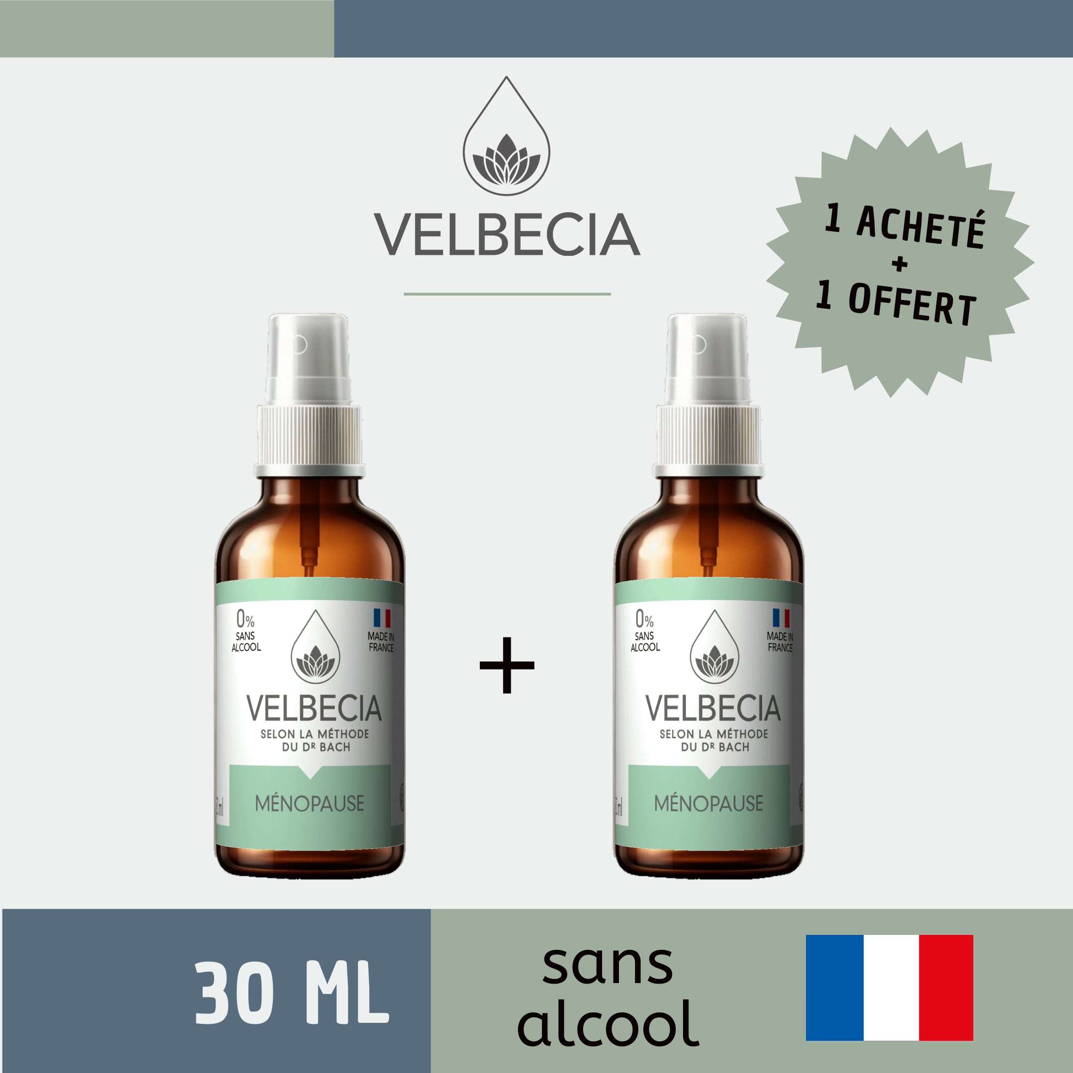 Velbecia Menopause Fiori di Bach Spray Senza Alcol 30ml