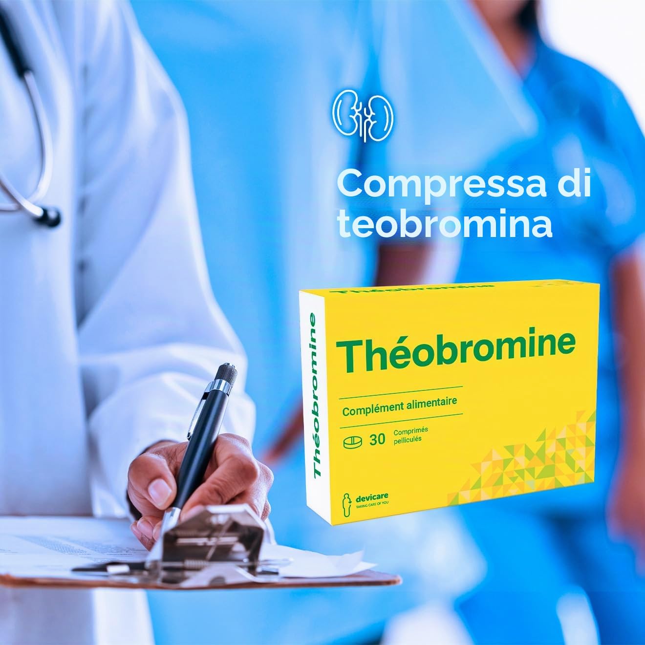 Devicare Teobromina Salute Renale compresse 30x500 mg acido urico