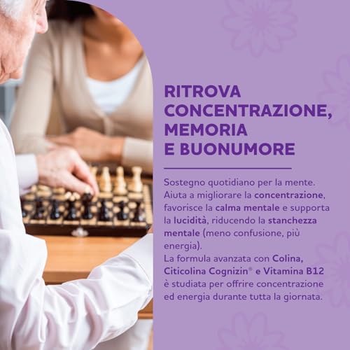 Cagnola Cogniflash integratore memoria 10 flaconi x 10 ml citicolina