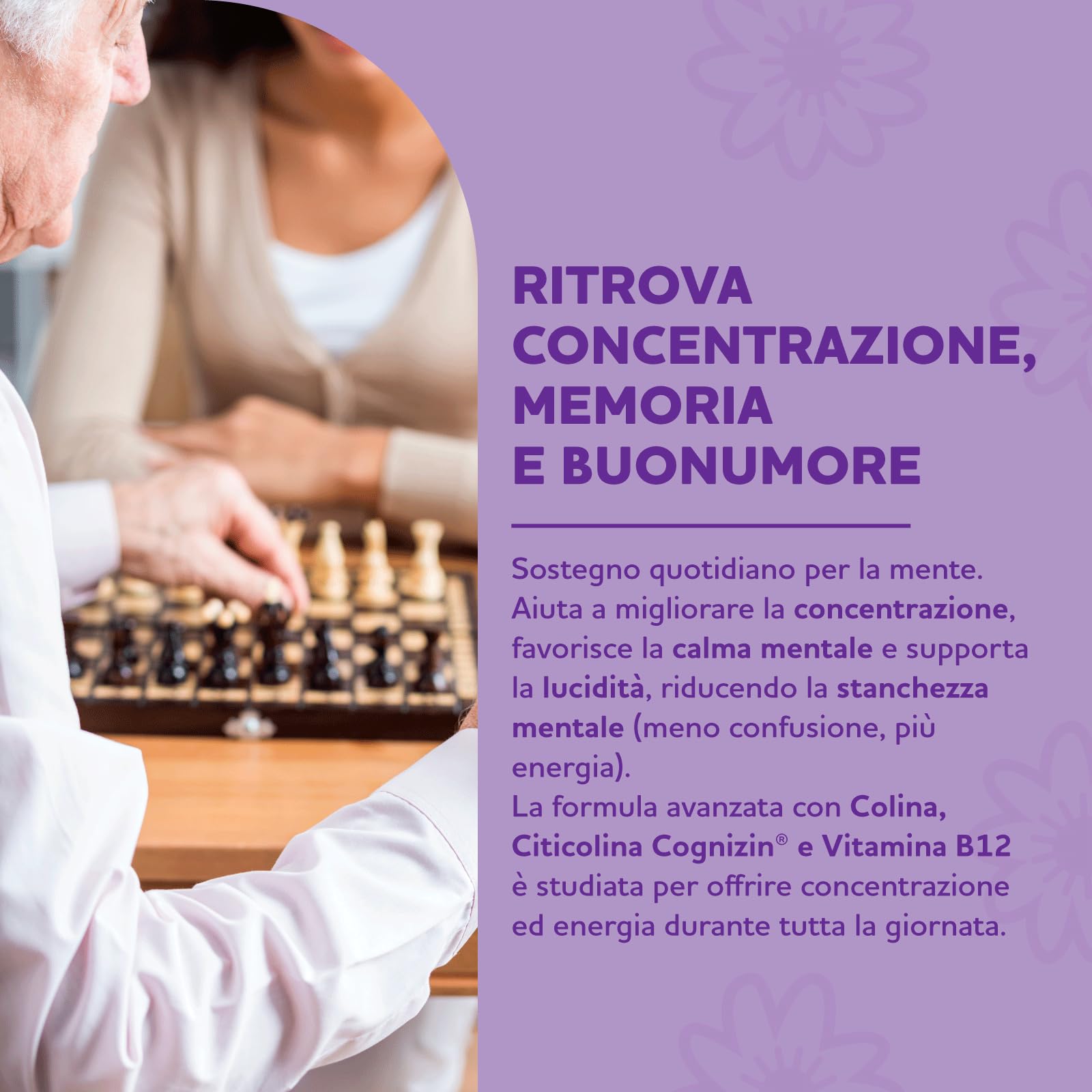 Cagnola Cogniflash integratore memoria 10 flaconi x 10 ml citicolina