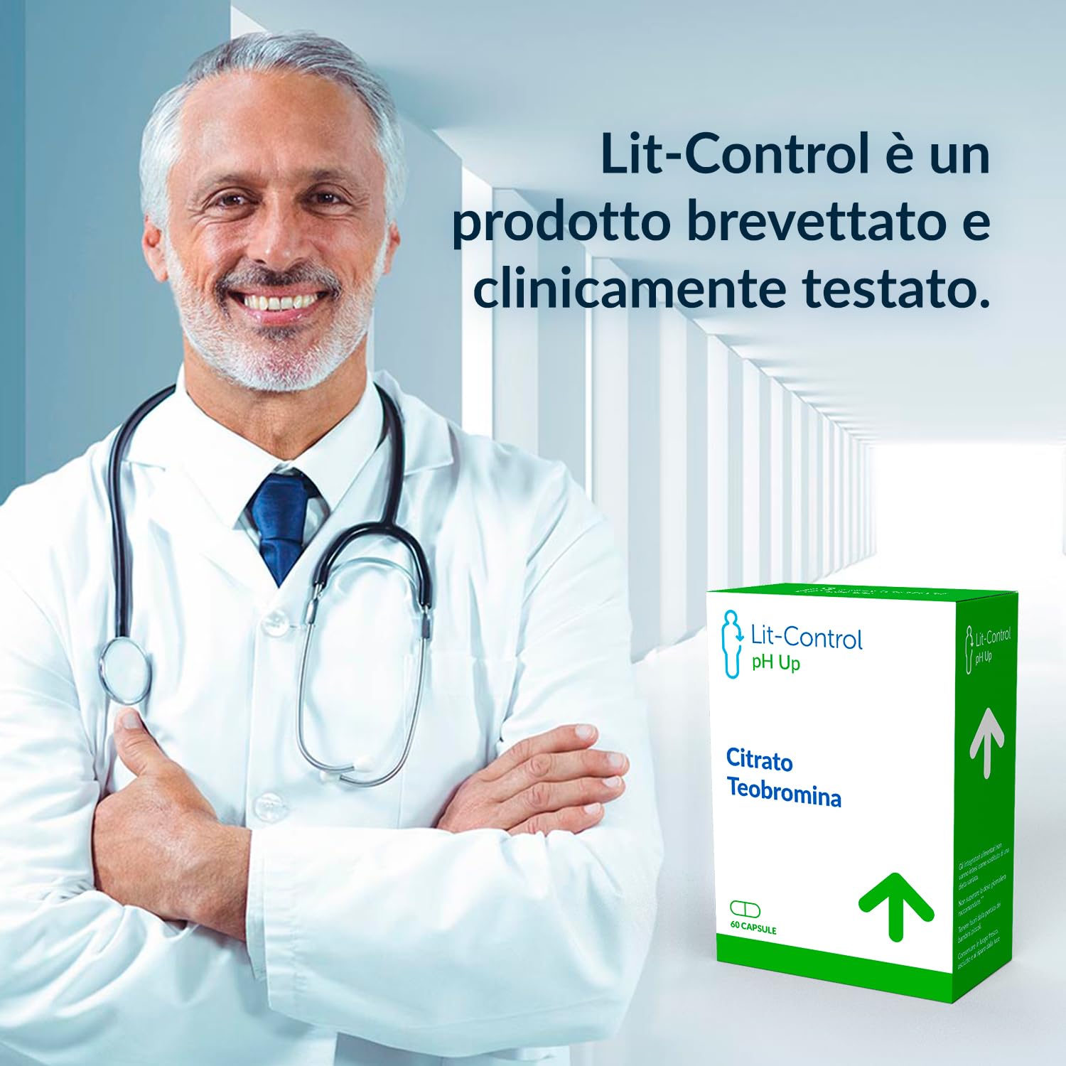 Devicare Lit-Control pH Up capsule 60 cps salute urinaria