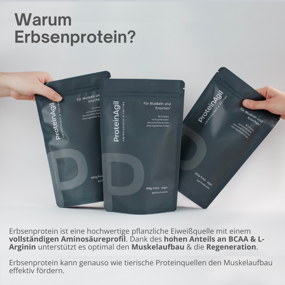 AgilNature ProteinAgil proteine polvere 600 g piselli vegane