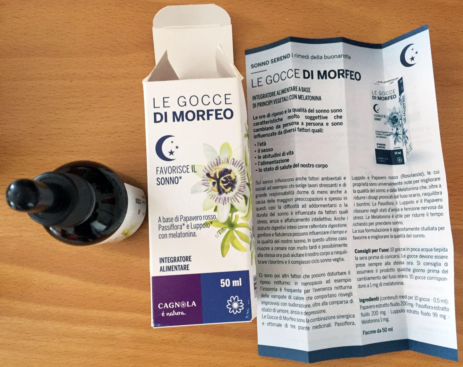 Cagnola Le Gocce di Morfeo Integratore Gocce 50 ml Melatonina