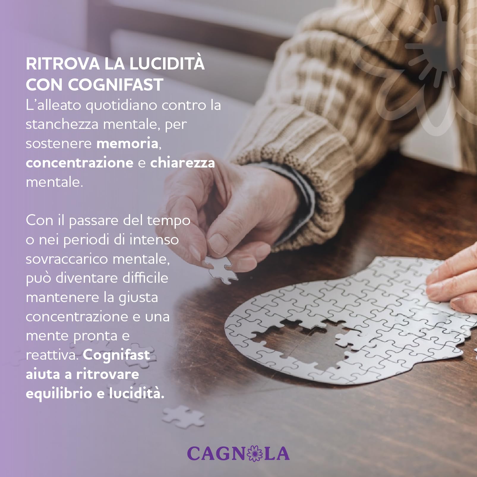 Cagnola Cogniflash integratore memoria 10 flaconi x 10 ml citicolina