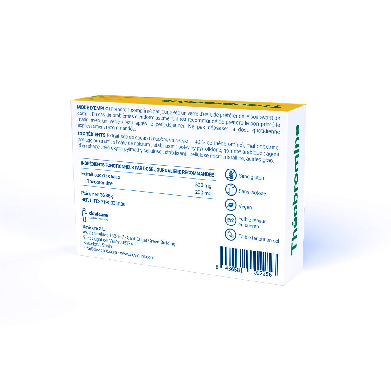Devicare Teobromina Salute Renale compresse 30x500 mg acido urico