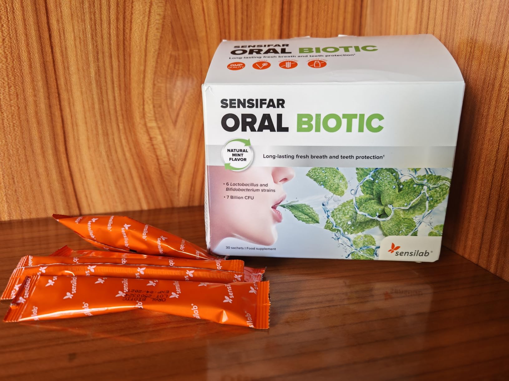 Sensilab Oral Biotic Probiotici Bustine 30 Menta Denti