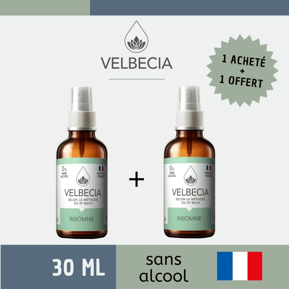Velbecia Insomnie Fiori di Bach Spray Senza Alcol 30ml