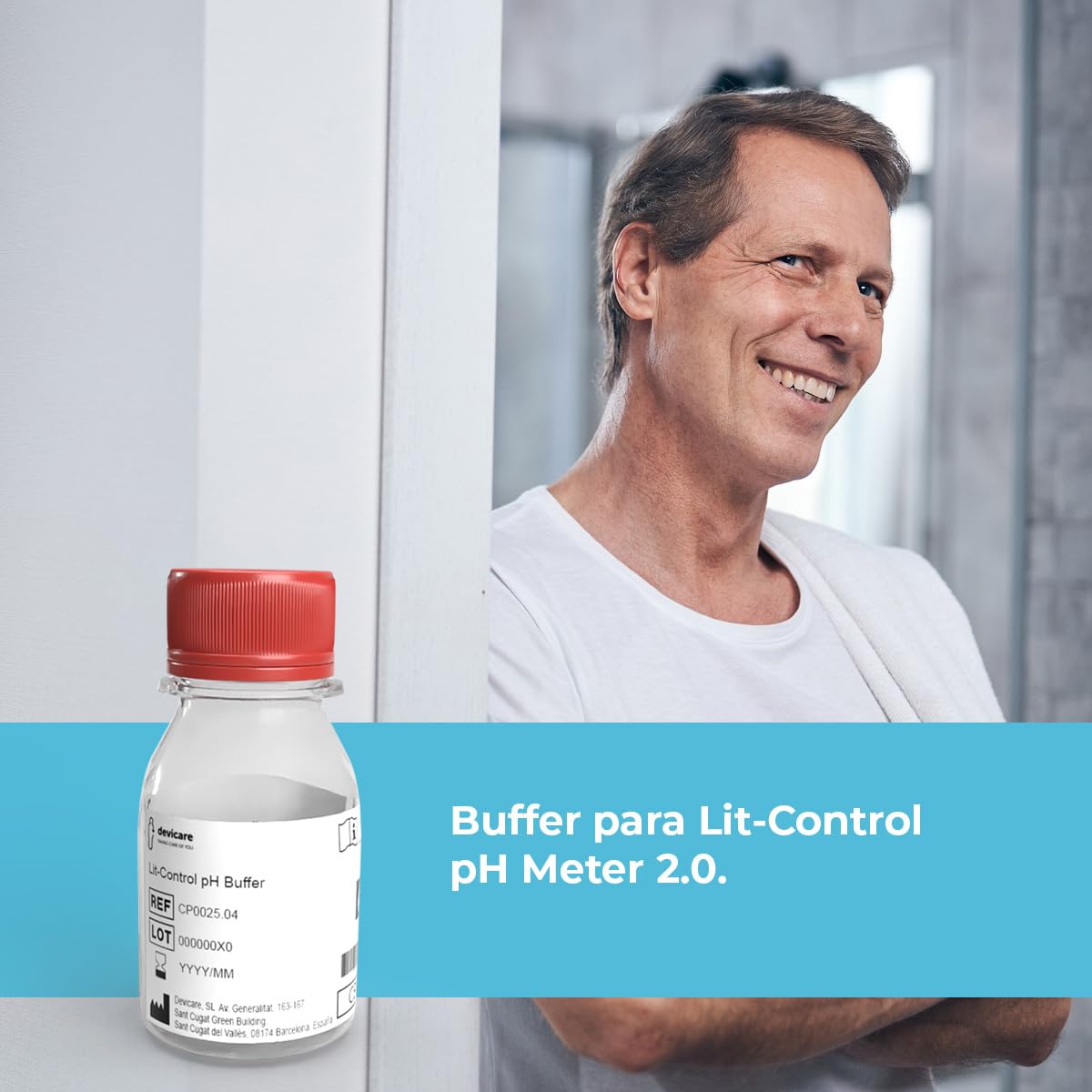 Devicare Lit-Control pH Buffer Liquido Calibrazione 4 Mesi