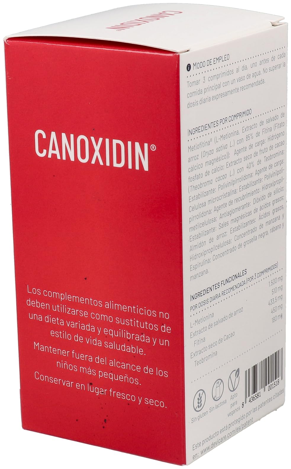 Devicare Canoxidin integratore 90 compresse per catetere urinario
