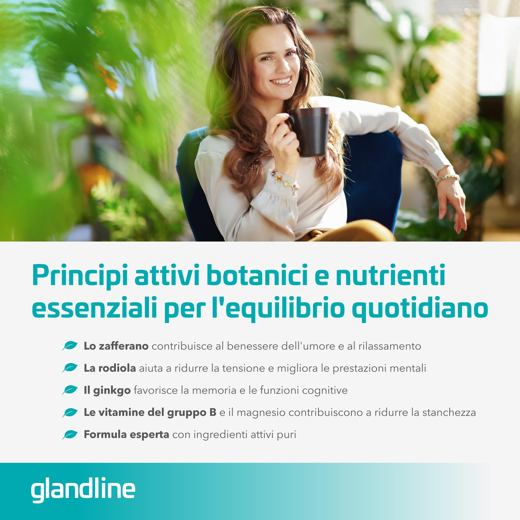 Sensilab Glandline MoodLux capsule 60 cps umore stress