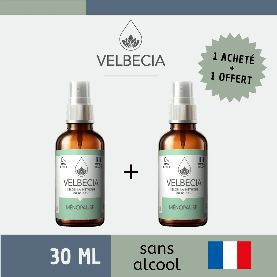 Velbecia Menopause Fiori di Bach Spray Senza Alcol 30ml
