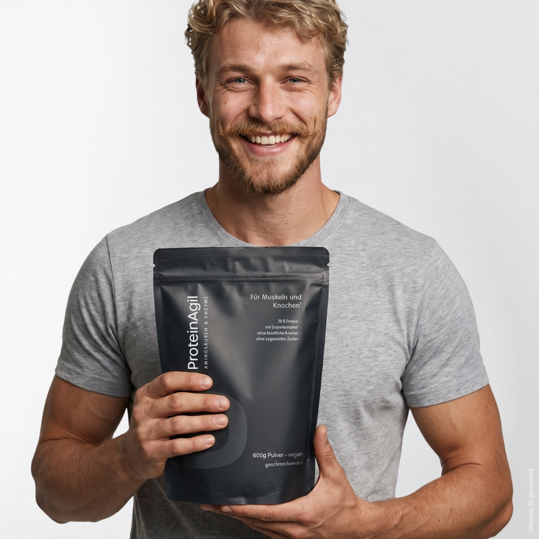 AgilNature ProteinAgil proteine polvere 600 g piselli vegane