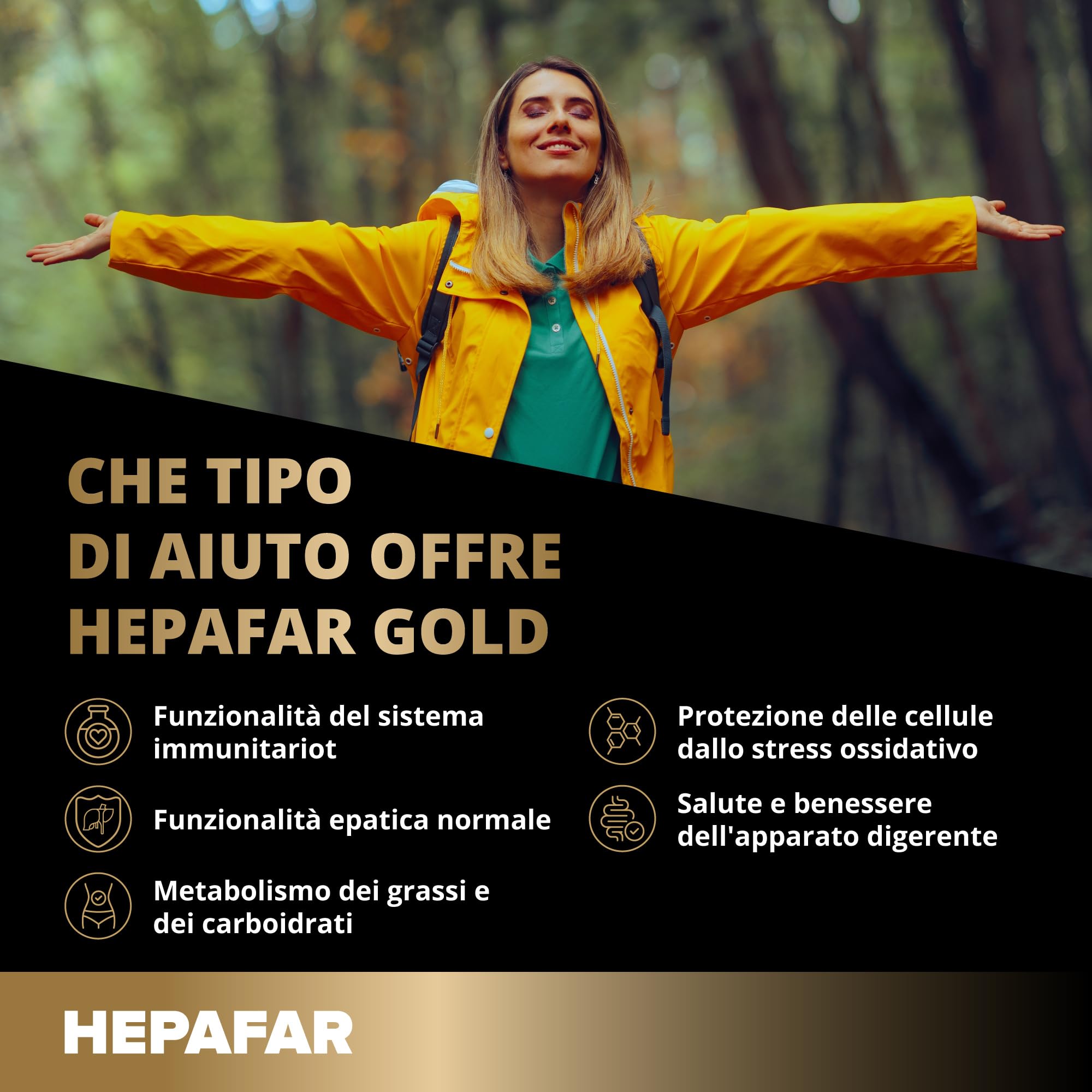 Sensilab Hepafar Gold Premium Integratore Capsule 30 Fegato