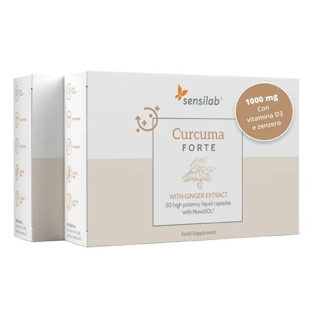 Sensilab Curcuma Forte integratore 60 capsule con vitamina D3