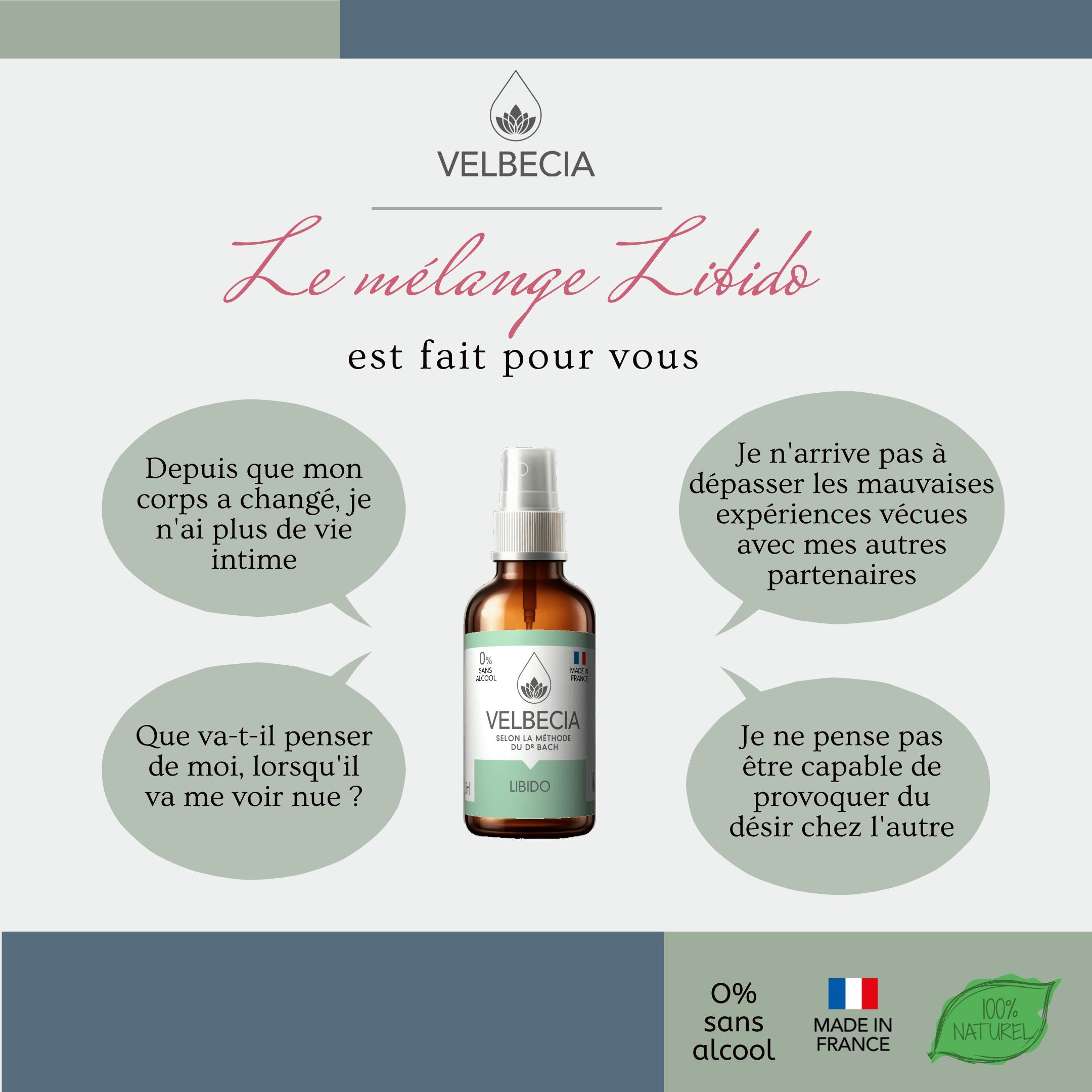 Velbecia Libido Fiori di Bach Spray Senza Alcol 30ml