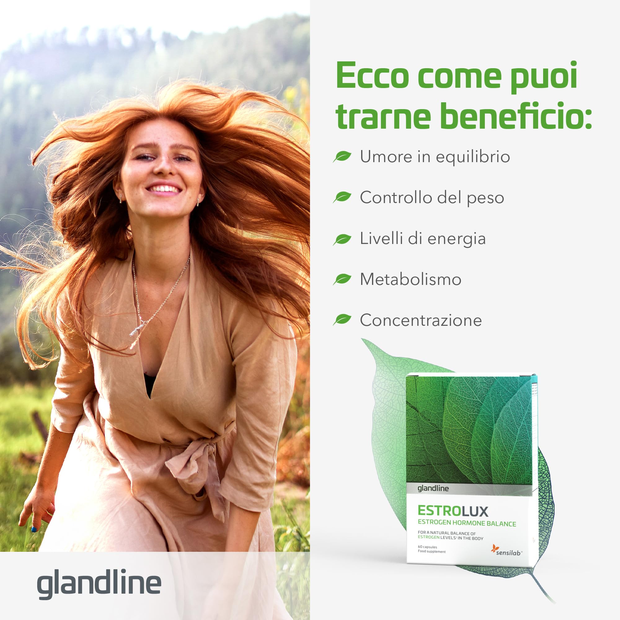 Sensilab Estrolux 120 capsule 120 equilibrio estrogeni