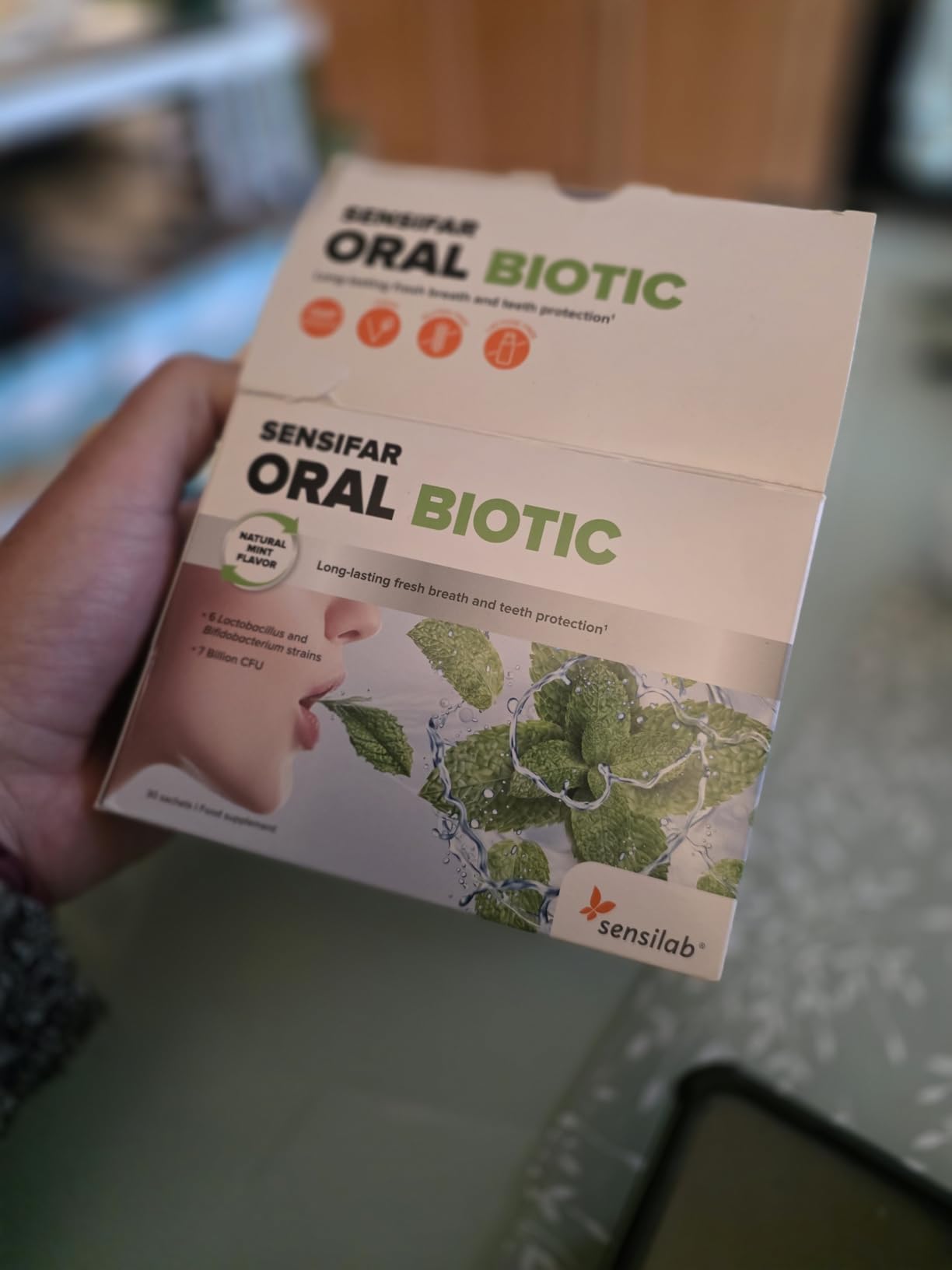Sensilab Oral Biotic Probiotici Bustine 30 Menta Denti