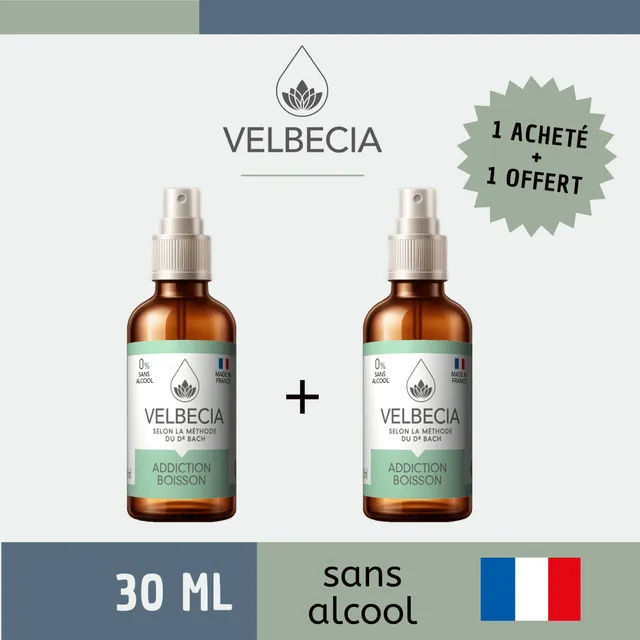 Velbecia Addiction Boisson Fiori di Bach Spray 30 ml Senza Alcol