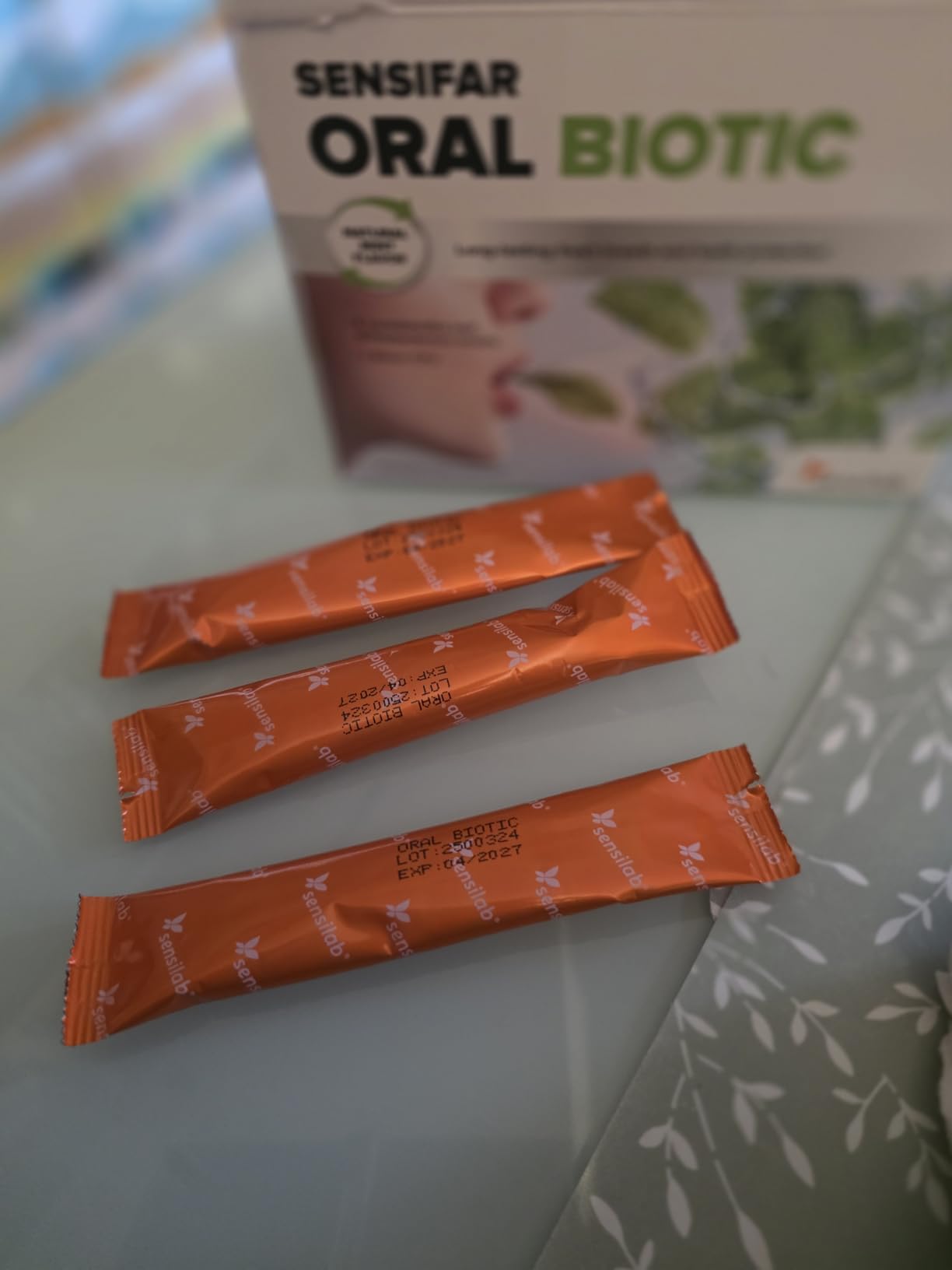 Sensilab Oral Biotic Probiotici Bustine 30 Menta Denti