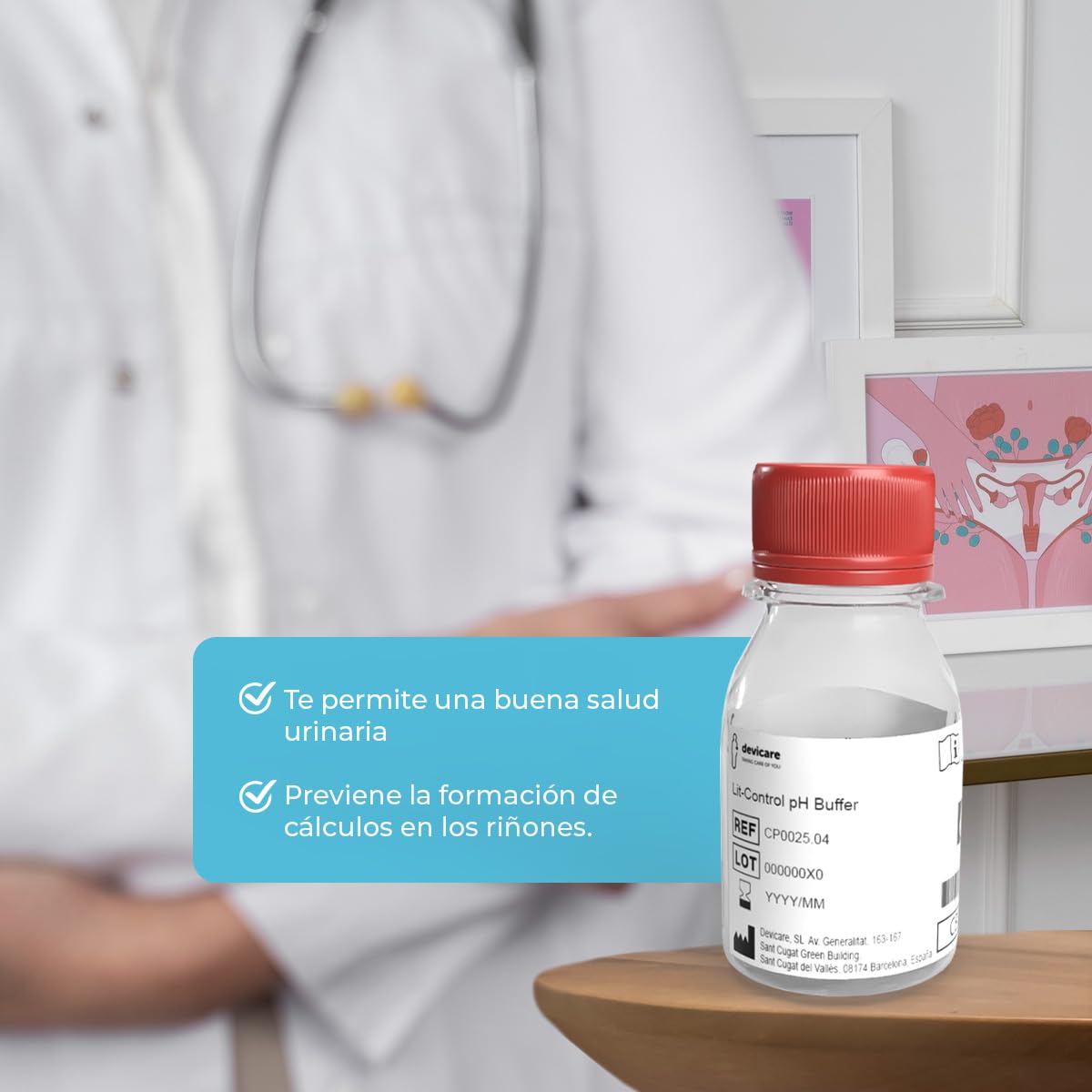 Devicare Lit-Control pH Buffer Liquido Calibrazione 4 Mesi