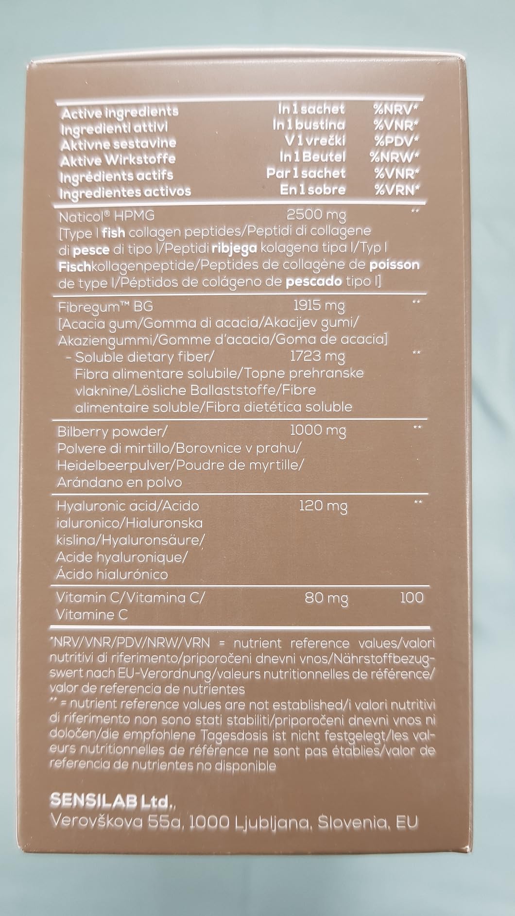 Sensilab Collagene Marino 2500 mg polvere 30 giorni mirtillo