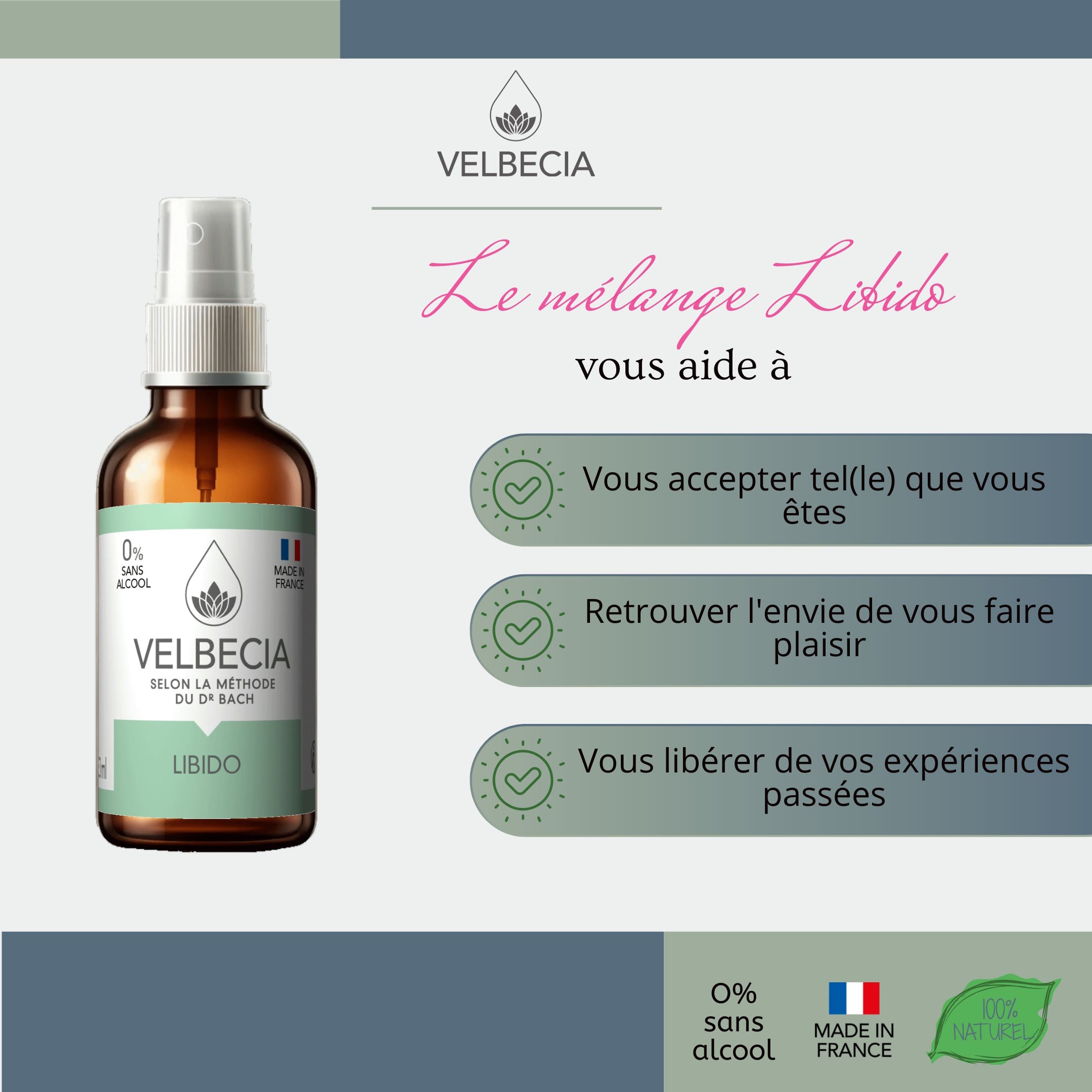 Velbecia Libido Fiori di Bach Spray Senza Alcol 30ml