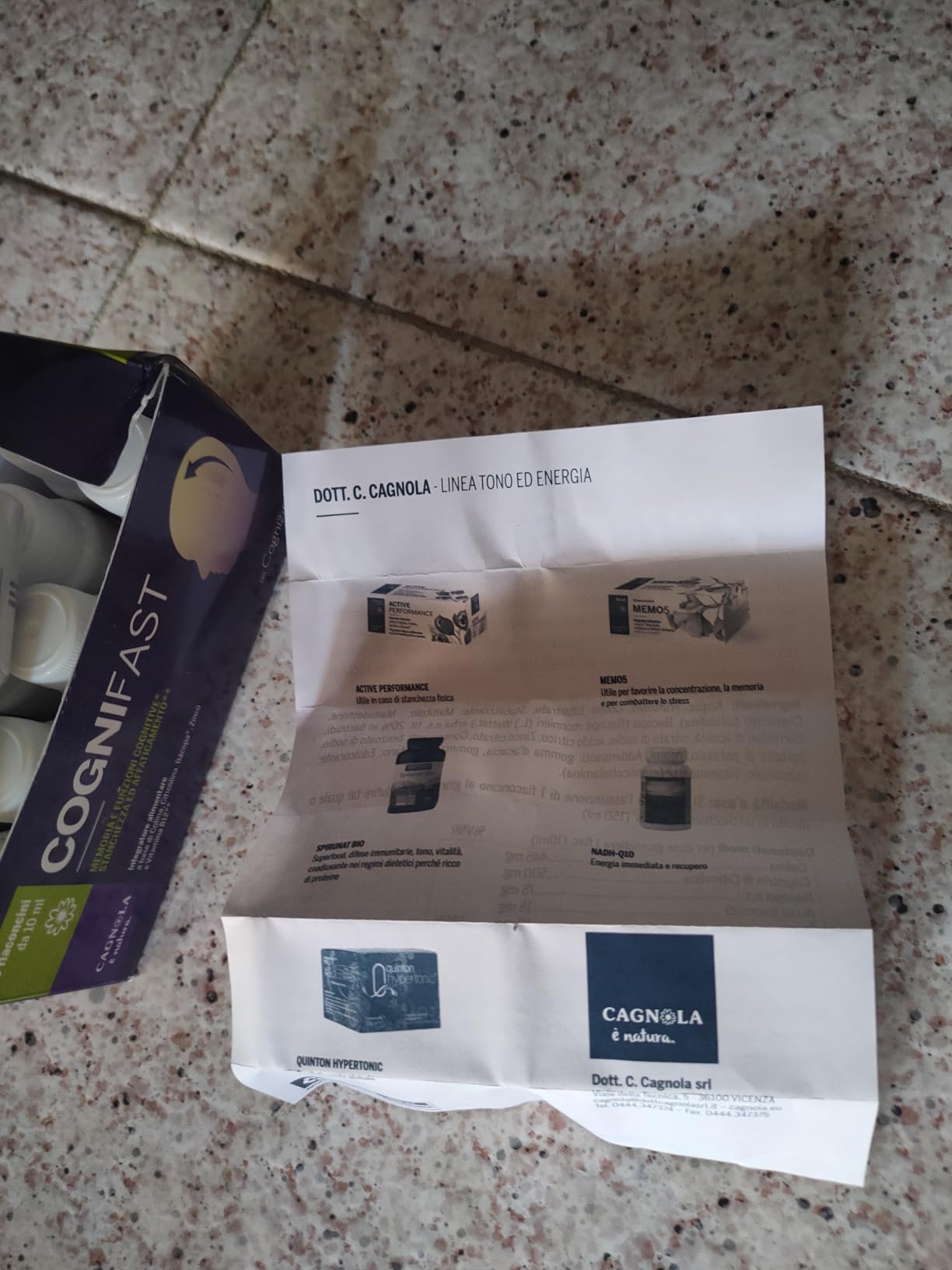 Cagnola Cogniflash integratore memoria 10 flaconi x 10 ml citicolina